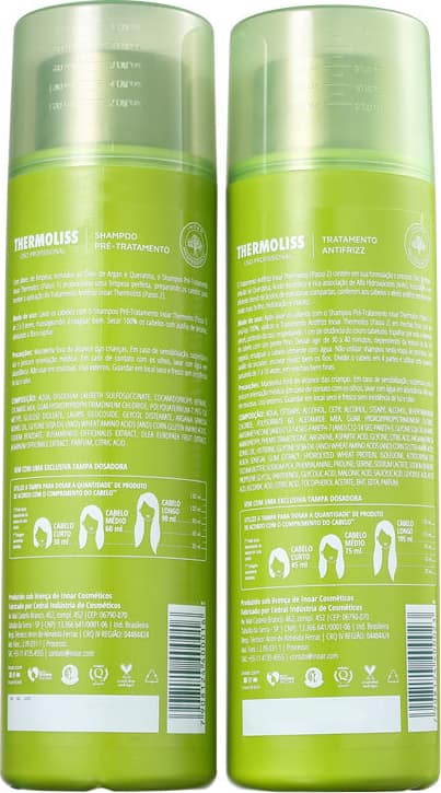 Kit Argan Oil System Thermoliss Tratamento (2 Produtos)
