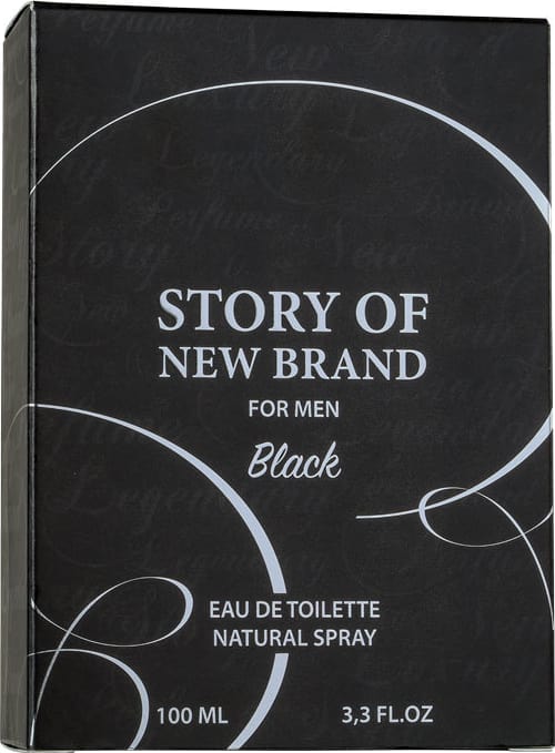 Story of New Brand Black Eau de Toilette - Perfume Masculino 100ml