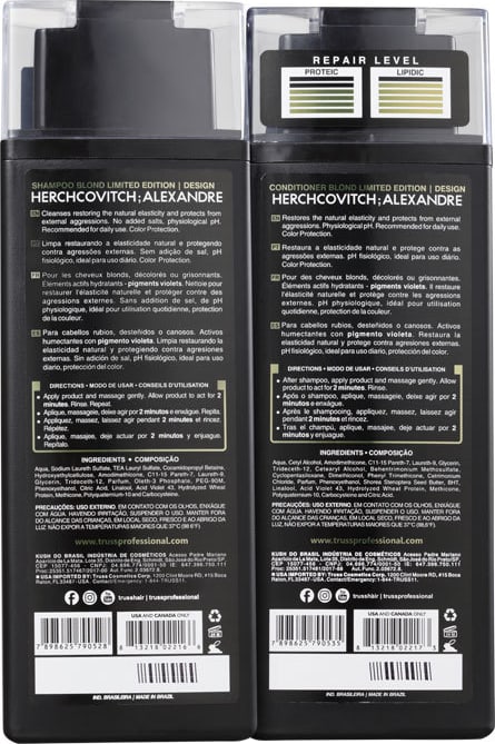 Kit Truss Alexandre Herchcovitch Blond Duo (2 Produtos)