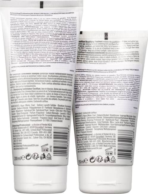 Kit Schwarzkopf BC Excellium Beautifying Duo (2 Produtos)