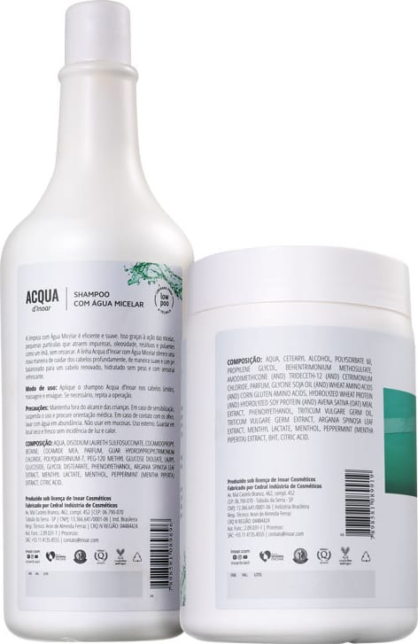 Kit Acqua d'Inoar Micelar Duo (2 Produtos)