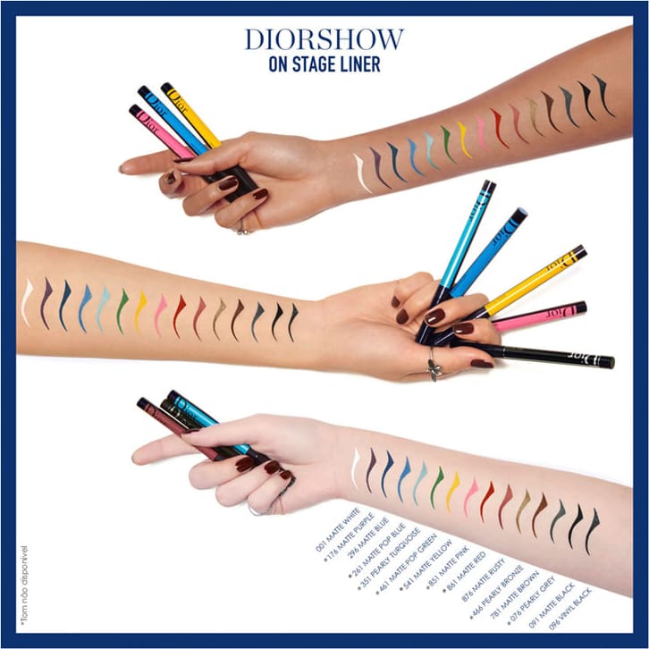 Dior Diorshow On Stage Liner 001 Matte White - Caneta Delineadora 0,55ml