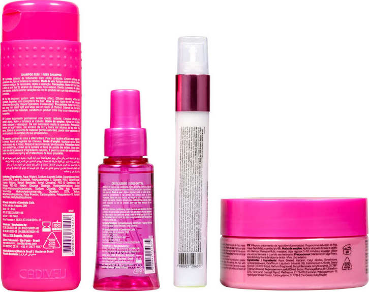 Kit Cadiveu Professional Glamour Rubi Full (4 Produtos)