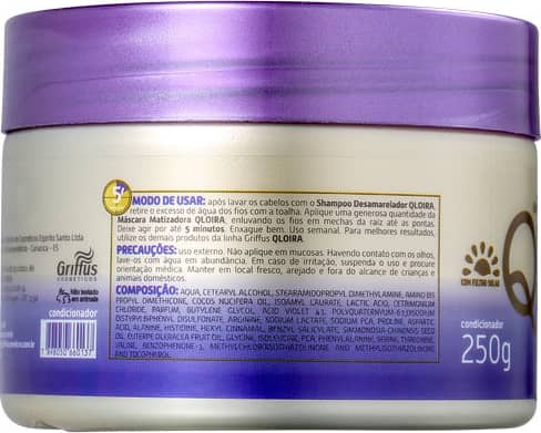 Griffus QLoira - Máscara Matizadora 250g