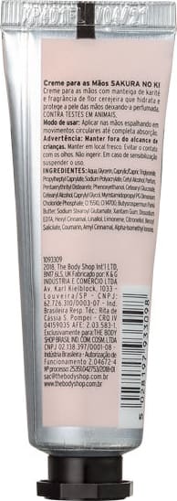 The Body Shop Sakura No Ki - Creme para as Mãos 30ml