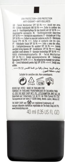 The Body Shop Skin Defence FPS 50 - Hidratante Facial 40ml
