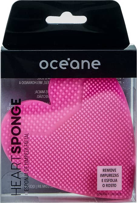 Océane Heart Pink - Esponja Facial