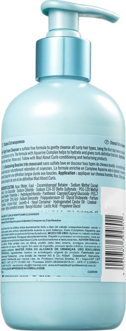 Schwarzkopf Professional Mad About Curls High Foam Cleanser - Shampoo sem Sulfato 300ml