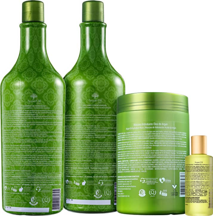 Kit Argan Oil System Salon Full (4 Produtos)