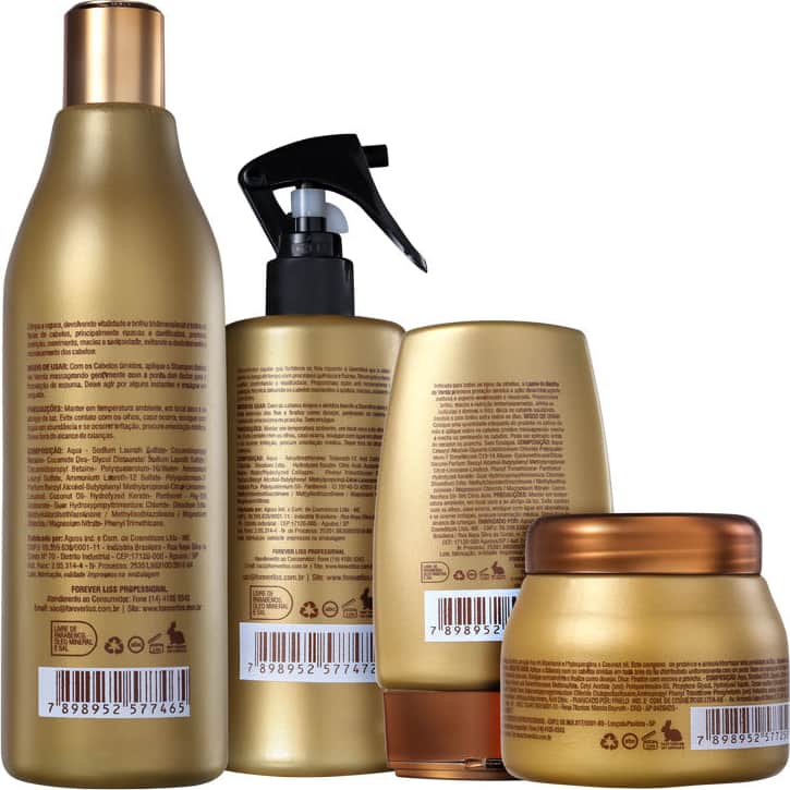 Kit Forever Liss Professional Banho de Verniz Full (4 Produtos)