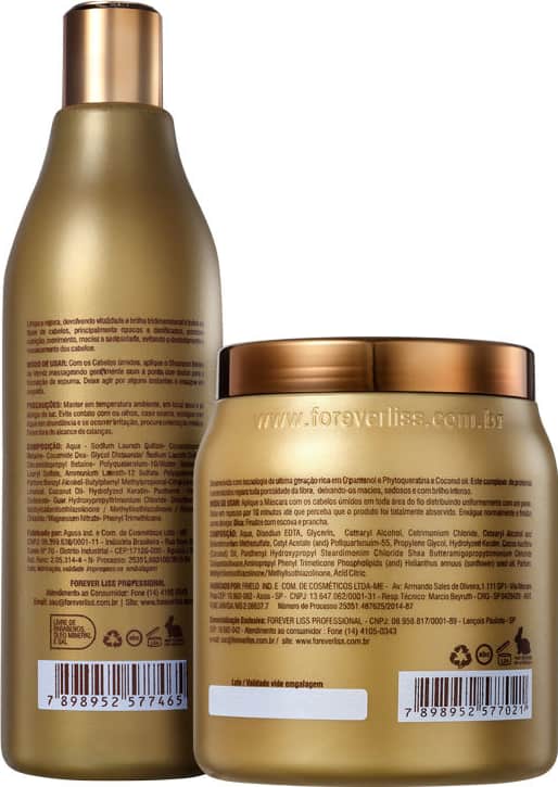 Kit de Tratamento Forever Liss Banho de Verniz (2 Produtos)