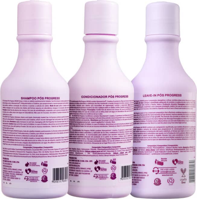 Kit Pós Progress Finalizador (3 Produtos)