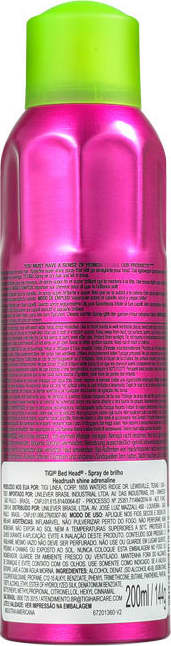 TIGI Bed Head Headrush - Spray de Brilho 200ml