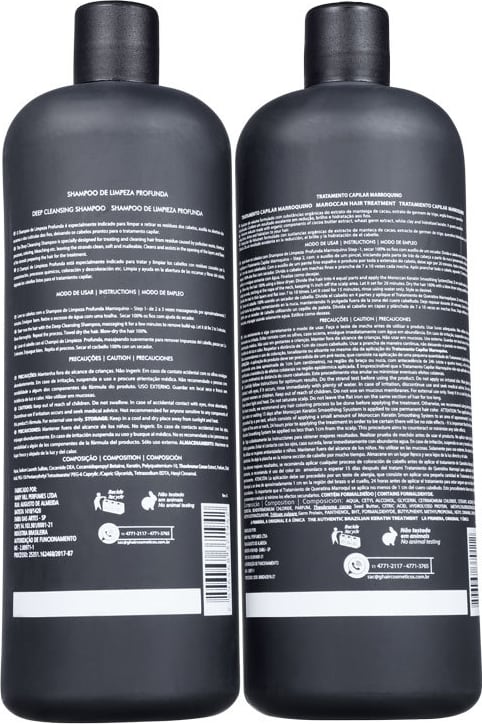 Kit G.Hair Tratamento Capilar Marroquino Salon (2 Produtos)