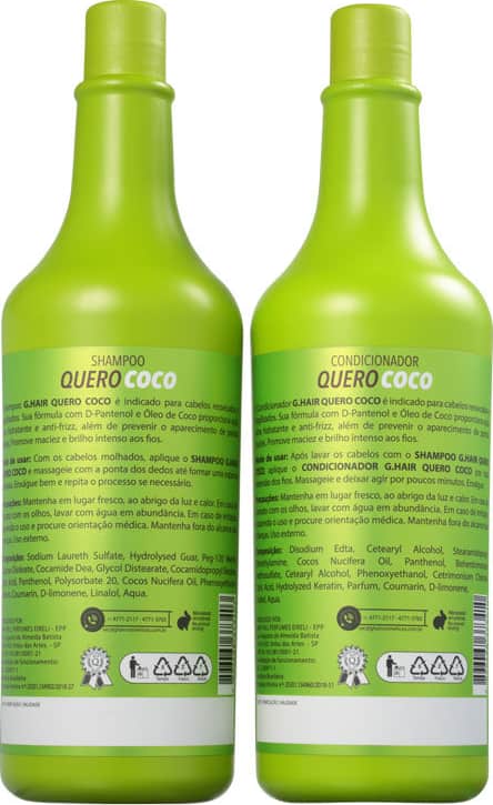 Kit G.Hair Quero Coco Salon Duo (2 Produtos)