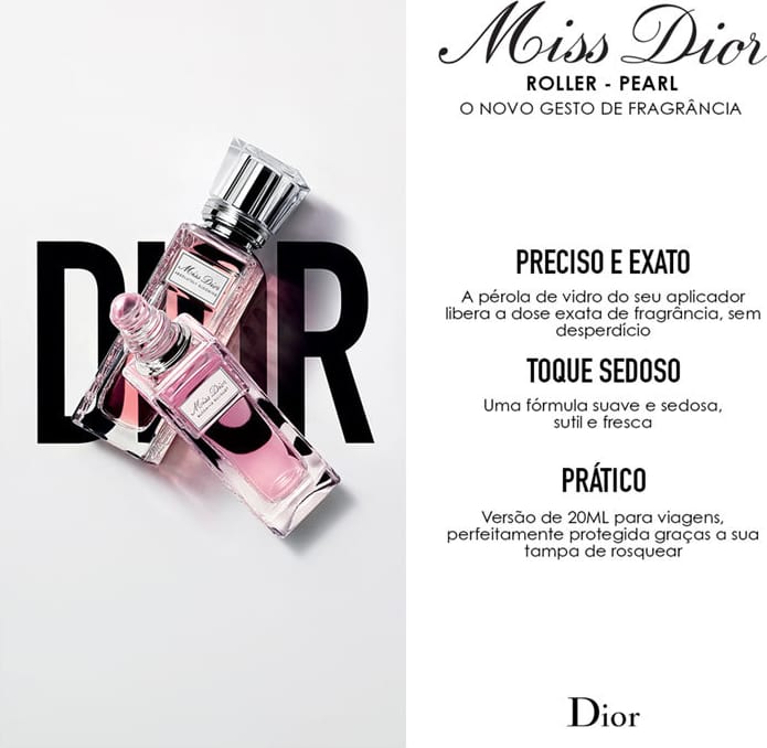 Miss DIOR Blooming Bouquet Roller Pearl Eau de Toilette - Perfume Feminino 20ml