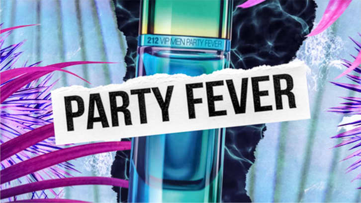 212 VIP Men Party Fever Carolina Hererra Eau de Toilette - Perfume Masculino 100ml
