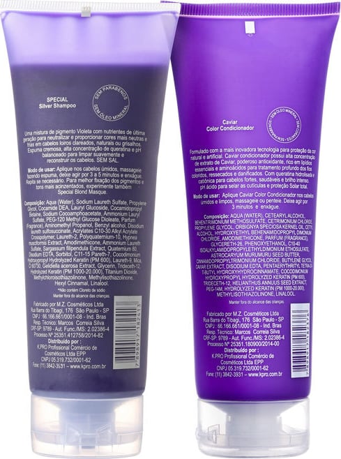 Kit K.Pro Caviar Silver (3 Produtos)