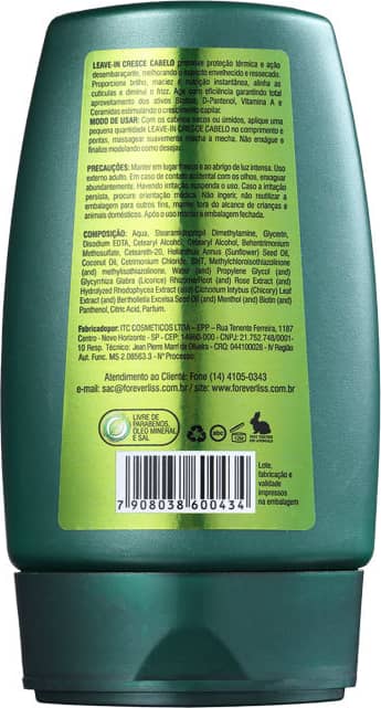 Forever Liss Professional Cresce Cabelo - Leave-in 140g