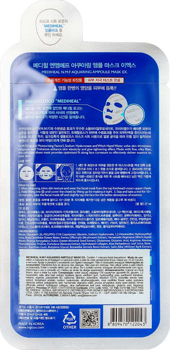 Mediheal N.M.F Aquaring Ampoule EX. - Máscara Facial 27ml