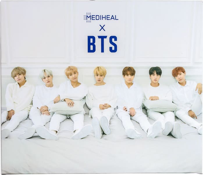 Kit Mediheal X BTS Moisturizing Care Special Set (10 Produtos + Cards)