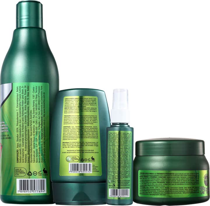 Kit Forever Liss Professional Cresce Cabelo Completo (4 Produtos)