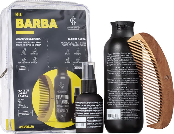Kit Barba Cia da Barba Seleção (3 Produtos)