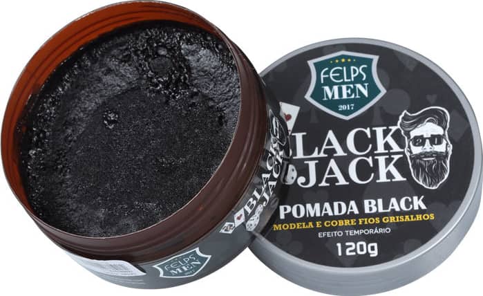 Felps Profissional Men Black Jack Black - Pomada Modeladora 120g