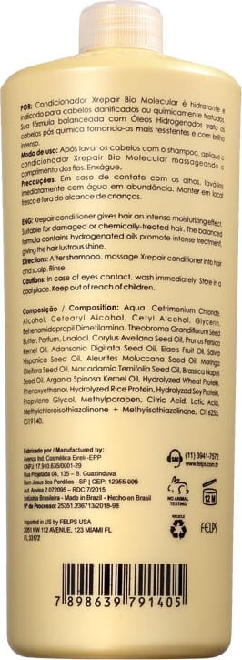 Felps Profissional XRepair Bio Molecular - Condicionador 1000ml