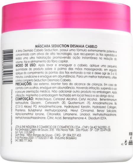 Eico Seduction Desmaia Cabelo - Máscara Capilar 500g