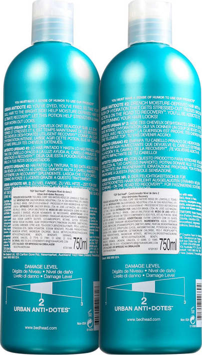 Kit Bed Head Recovery Urban Anti+Dotes 2 Duo Salão (2 Produtos)