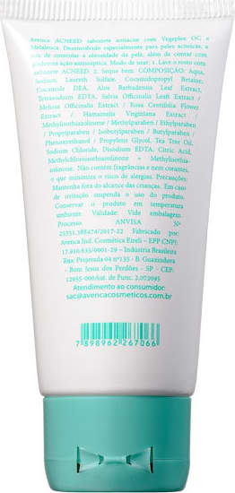 Avenca Acneed - Sabonete Líquido para Acne 60g