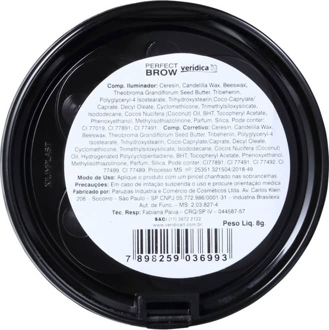Verídica It Perfect Brow - Paleta para Sobrancelha 8g