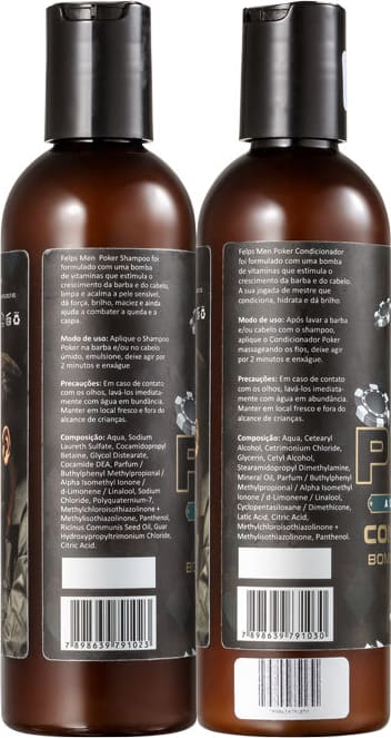 Kit Felps Profissional Men Poker Bomba de Crescimento Duo (2 Produtos)