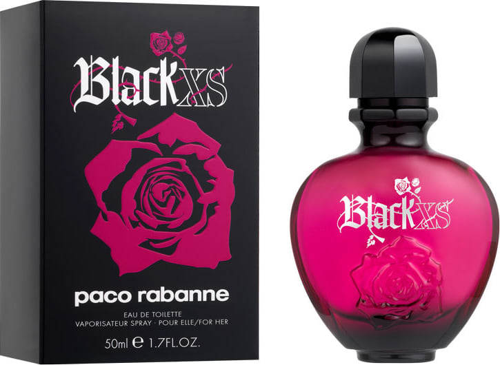 Black XS For Her Paco Rabanne Eau de Toilette - Perfume Feminino 50ml