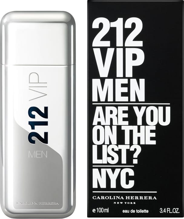 212 VIP Men Carolina Herrera Eau de Toilette - Perfume Masculino 100ml