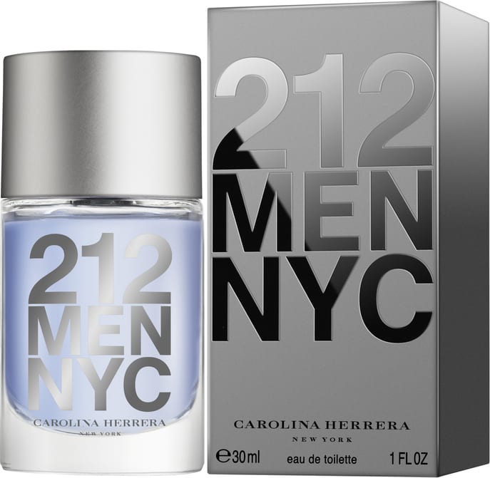 212 Men Carolina Herrera Eau de Toilette - Perfume Masculino 30ml