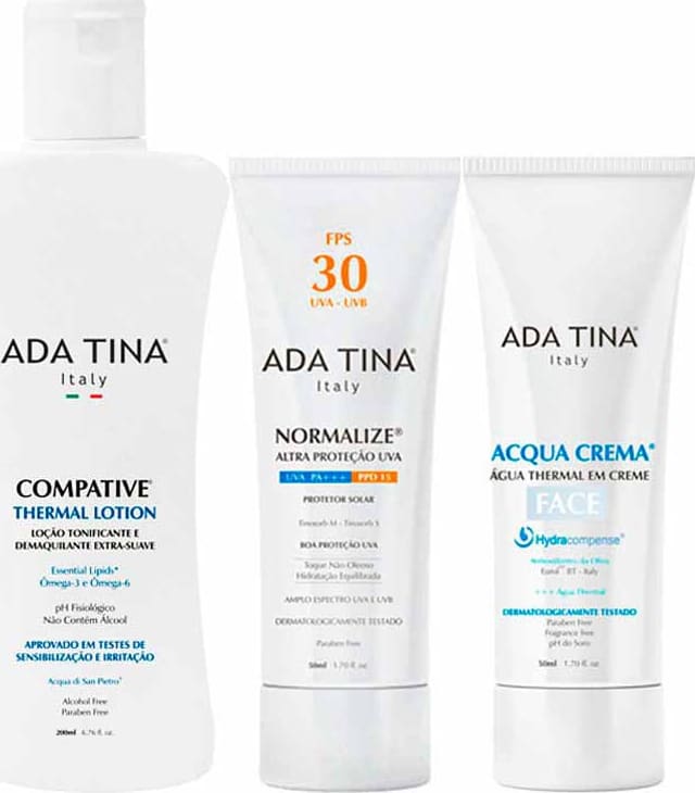Kit Ada Tina Acqua Normalize Thermal (3produtos)
