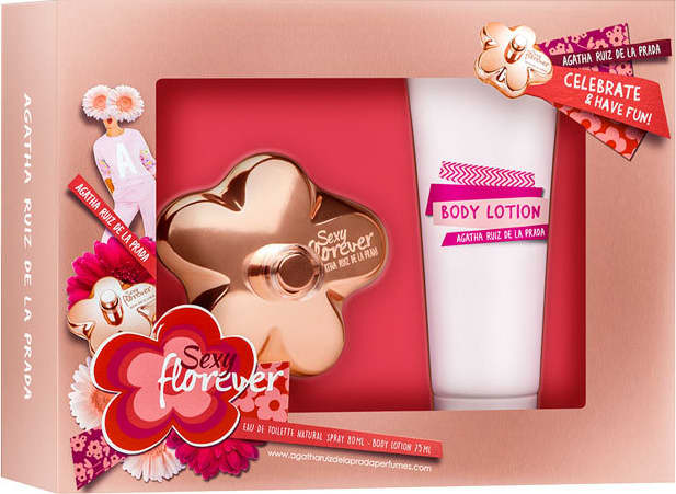 Conjunto Sexy Florever Agatha Ruiz de La Prada Feminino - Eau de Toilette 80ml + Loção Corporal 75ml