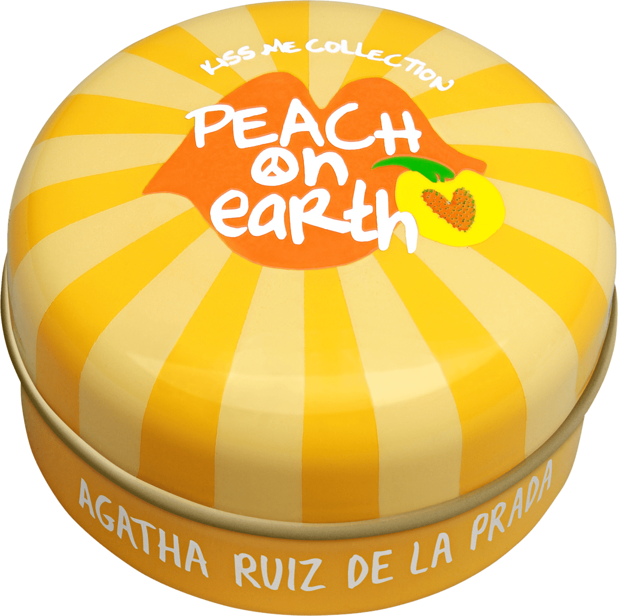 Agatha Ruiz de La Prada Kiss Me Collection Peach On Earth Transparente - Brilho Labial 15g