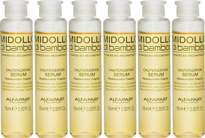 Alfaparf Midollo di Bamboo Cauterization - Sérum Capilar 6x15ml