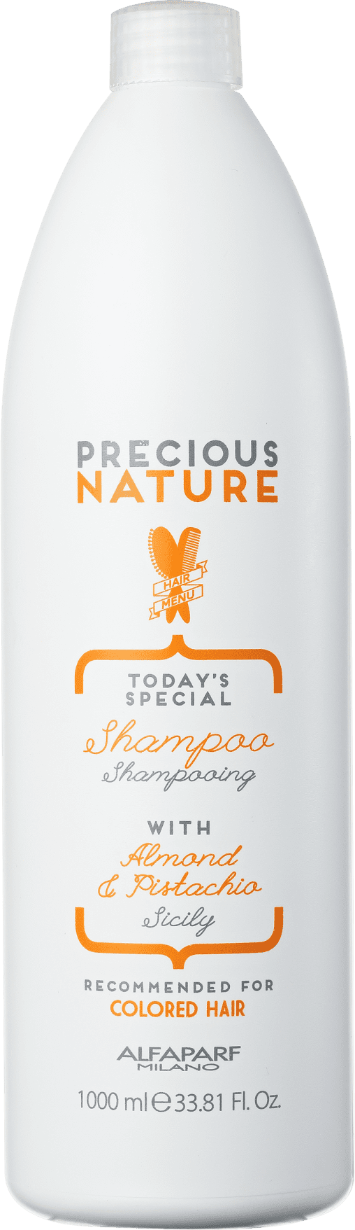 Alfaparf Precious Nature Almond & Pistachio - Shampoo sem Sulfato 1000ml