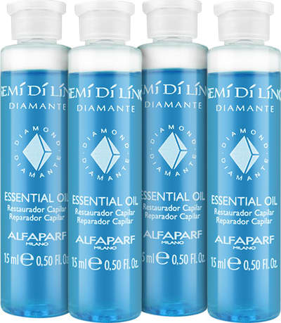 Alfaparf Semi di Lino Diamante Essential Oil - Ampola de Hidratação 4x15ml