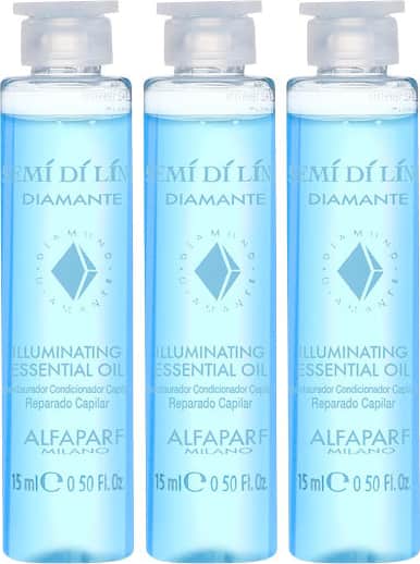 Alfaparf Semi di Lino Diamante Illuminating Essential Oil - Ampola Capilar 3x15ml