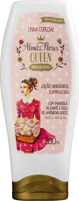 Alma de Flores Queen Iluminadora - Loção Hidratante Corporal 200ml