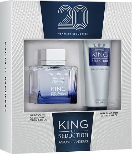 Conjunto King of Seduction Antonio Banderas Masculino - Eau de Toilette 100ml + Pós-Barba 75ml