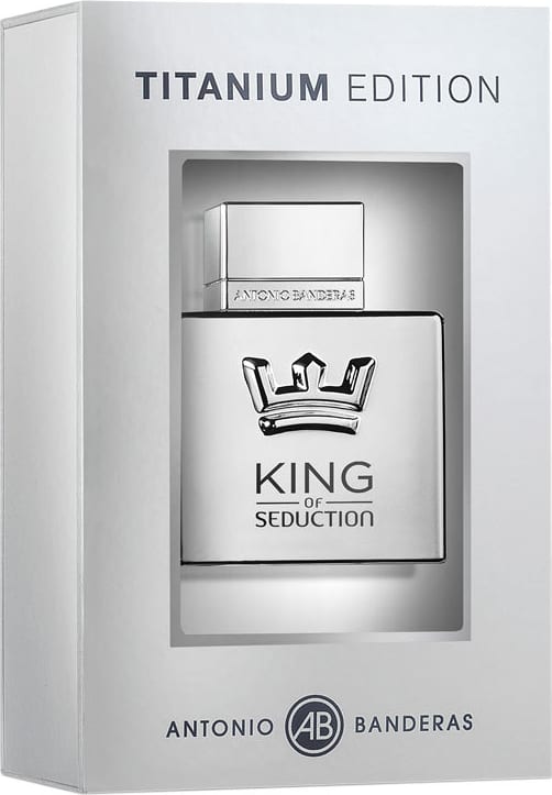 King of Seduction Titanium Edition Antonio Banderas Eau de Toilette - Perfume Masculino 100ml