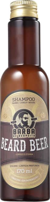 Barba de Respeito Cerveja - Shampoo Multifuncional 170ml