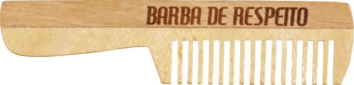 Barba de Respeito Olden - Pente de Madeira
