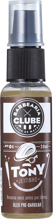 Barbearia Clube Tony Jeitinho n 01 - Óleo Pré-Barba 30ml